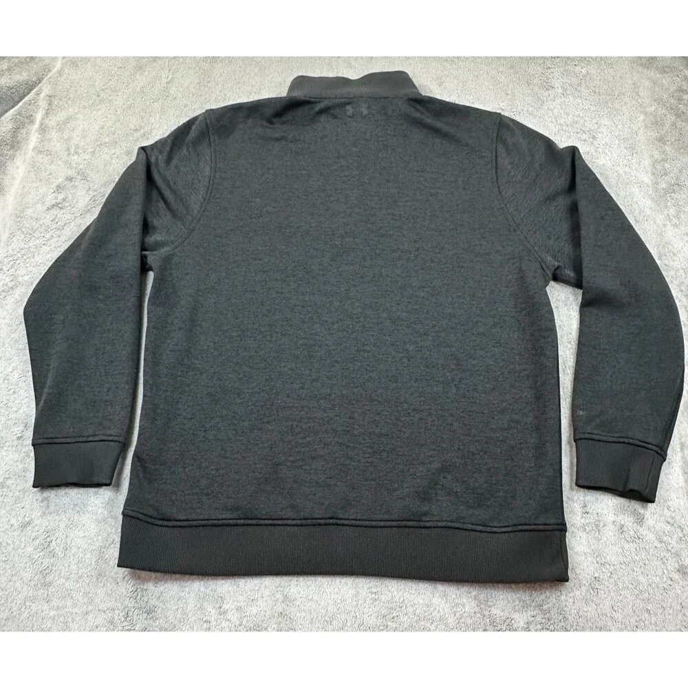 Under Armour Jacket Men’s ColdGear ¼ Zip Large Charcoal Gray Long Sleeve